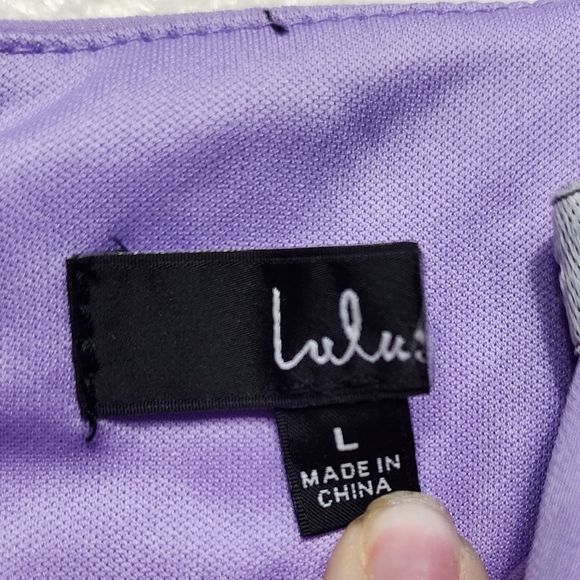 Lulus Glamorous Disposition Lavender Ruched Maxi Dress L Wedding Party Prom - Picture 9 of 9